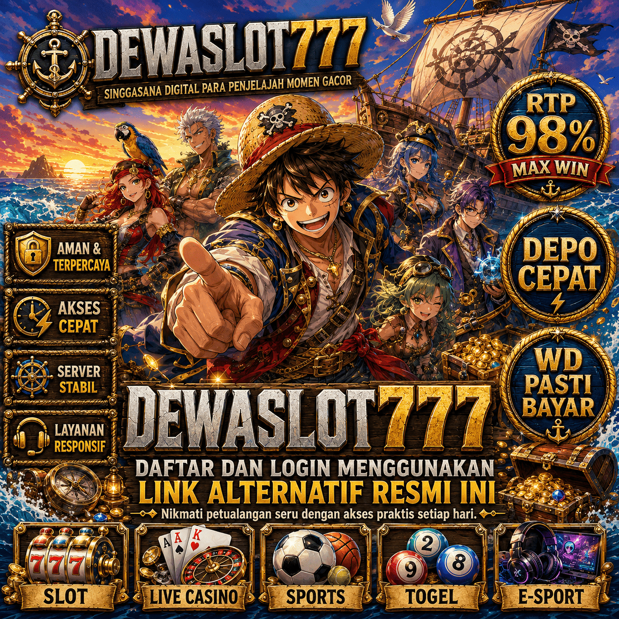 DEWASLOT777 🕊️ Singgasana Digital Para Penjelajah Momen Gacor